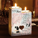 I Will Always Be Your Little Girl - Gift For Mother - Personalized Custom Candle Holder