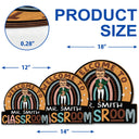 Teacher Welcome To Classroom - Gift For Teacher - Personalized Custom Shaped Wood Sign