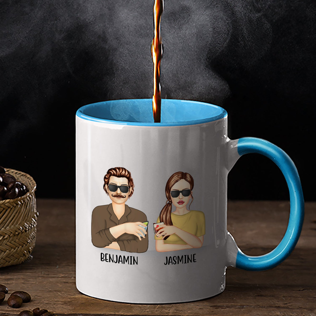 Good Thing Or Bad Thing Daughter Version - Gift For Father - Personalized Custom Accent Mug