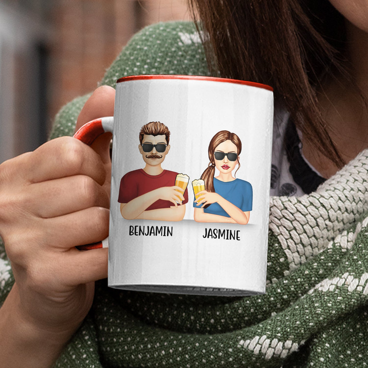 Good Thing Or Bad Thing Daughter Version - Gift For Father - Personalized Custom Accent Mug