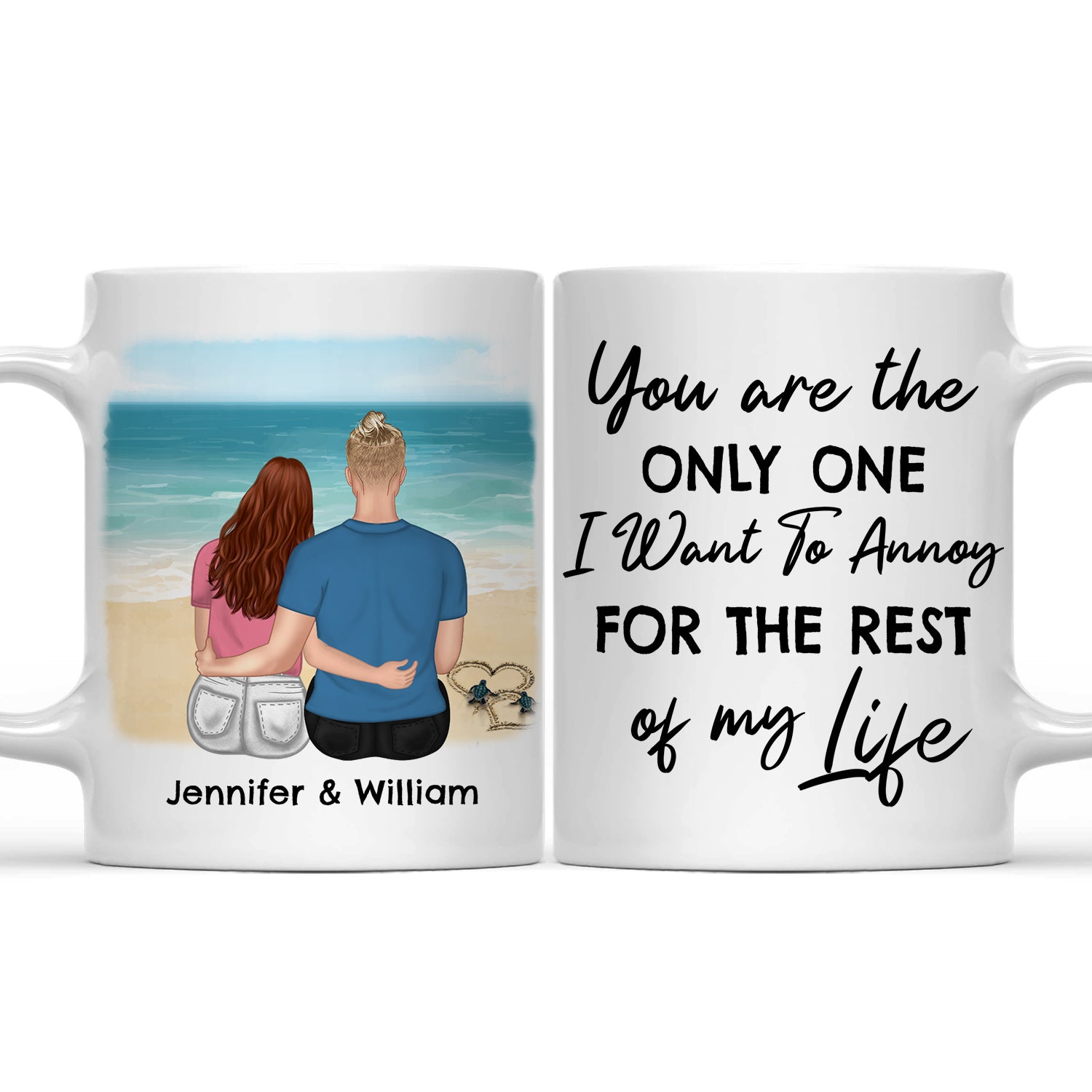 You're Stuck With Me - Gift For Couples - Personalized Mug