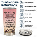 You And I Are Sistas - Gift For Sisters And Best Friends - Personalized Tumbler