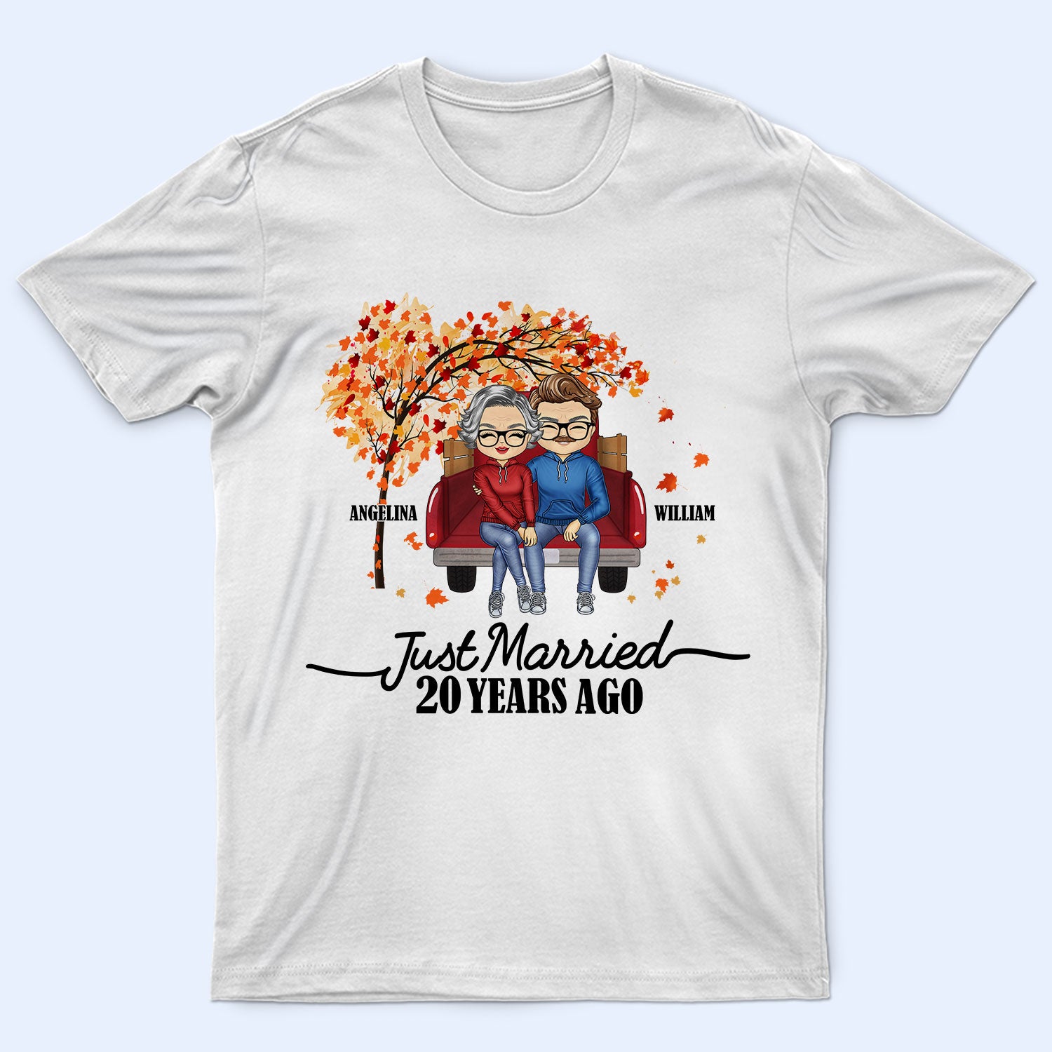 Couple Just Married Years Ago - Gift For Couples - Personalized T Shirt