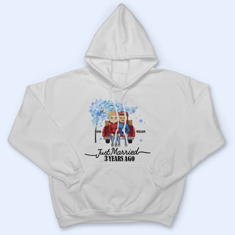 Couple Just Married Years Ago - Gift For Couples - Personalized T Shirt