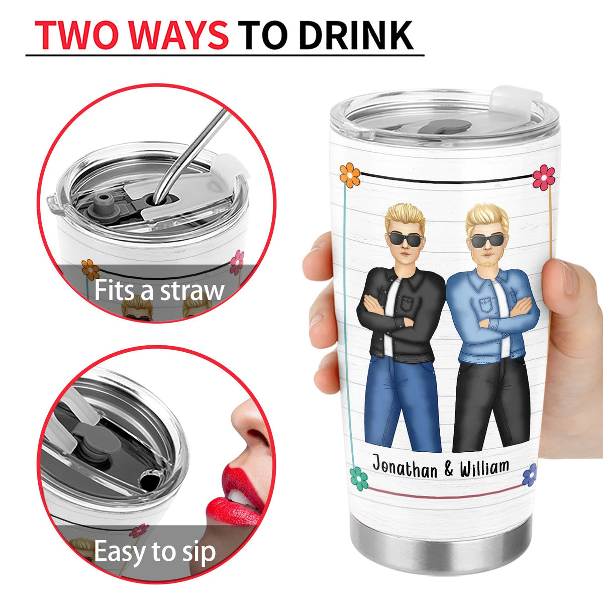 Bestie Congrats On Being My Bestie - Gift For Bestie - Personalized Tumbler
