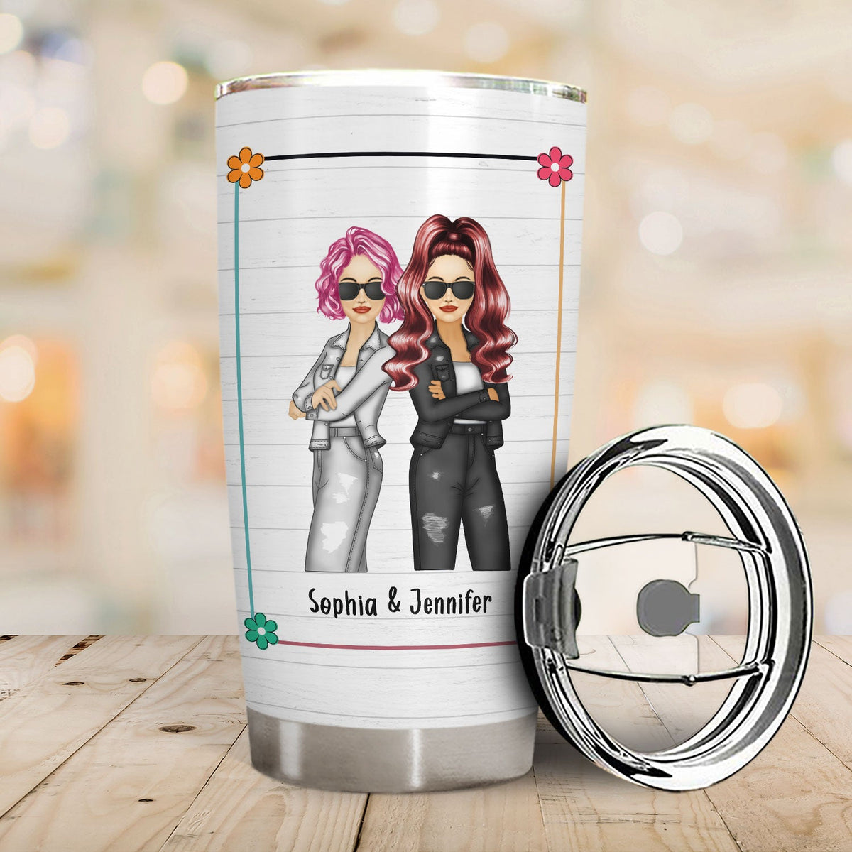 Bestie Congrats On Being My Bestie - Gift For Bestie - Personalized Tumbler