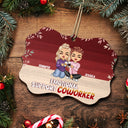 Cadeau de Noël pour collègue - Décoration en bois personnalisée