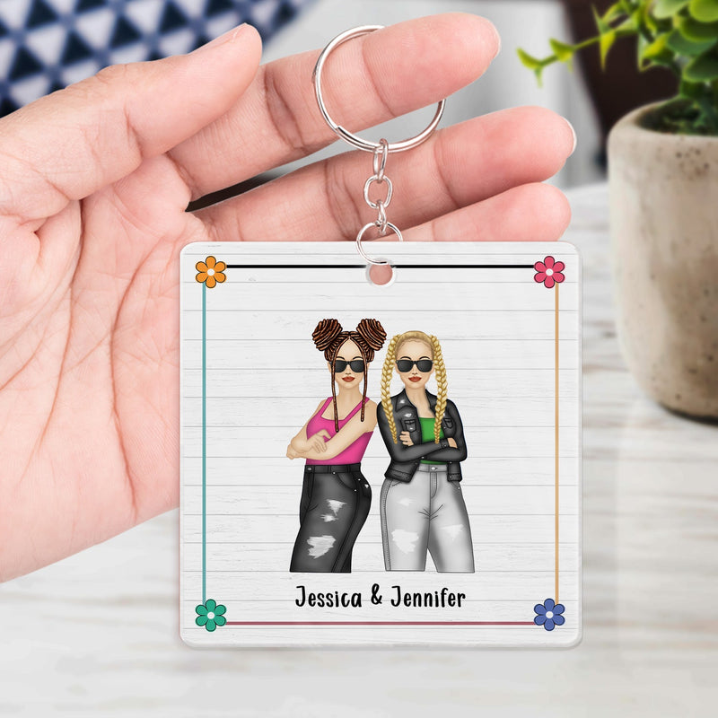 Congrats On Being My Bestie - Gift For Bestie - Personalized Acrylic Keychain