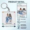 Congrats On Being My Bestie - Gift For Bestie - Personalized Acrylic Keychain