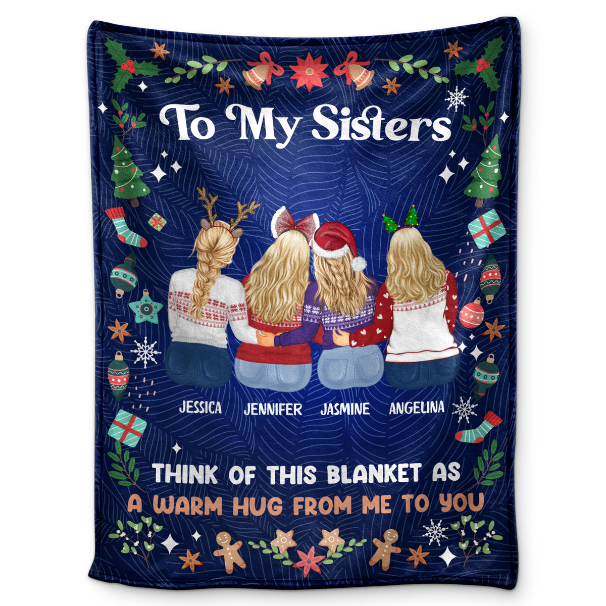 A Warm Hug From Me To You - Christmas Gift For Sisters And Best Friend ...