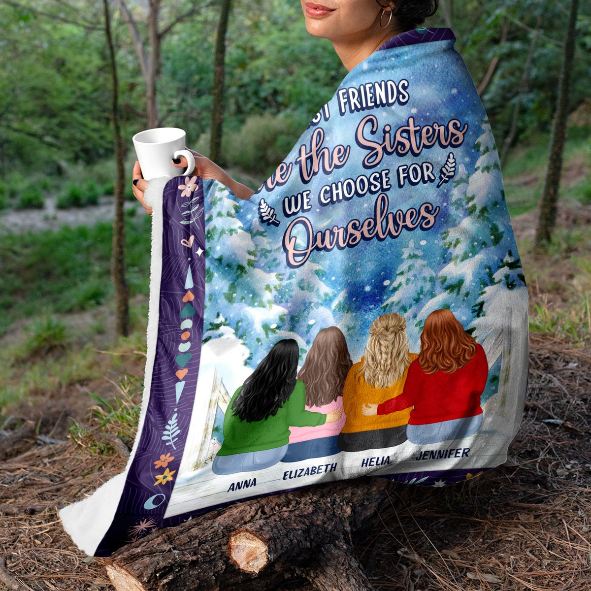 Choose For Ourselves - Gift For Besties - Personalized Fleece Blanket