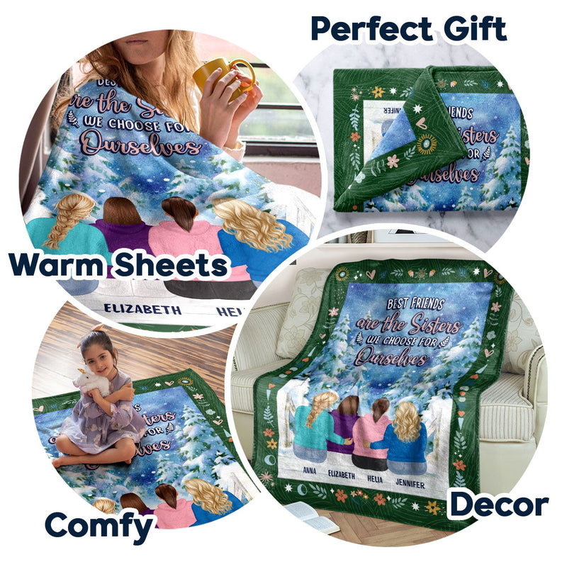 Choose For Ourselves - Gift For Besties - Personalized Fleece Blanket
