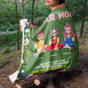 Mother & Daughter Snuggle This Blanket - Gift For Mother - Personalized Fleece Blanket