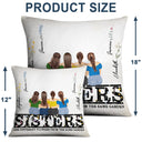 Different Flowers - Gift For Sisters - Personalized Pillow