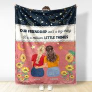 A Million Little Things - Gift For Besties - Personalized Fleece Blanket