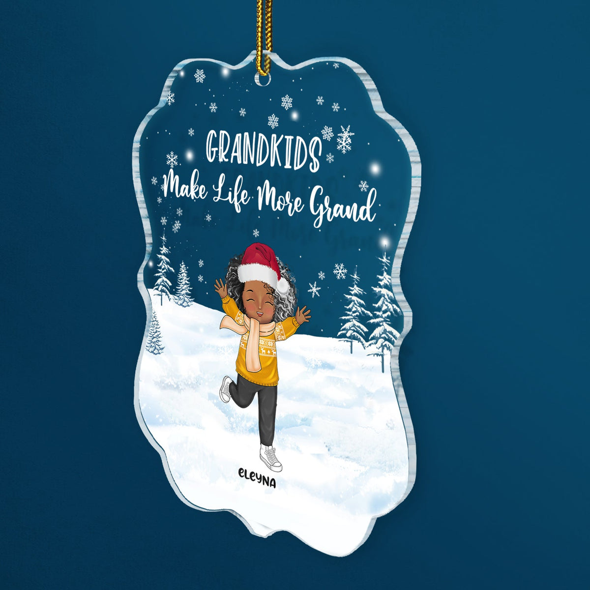 Christmas Grankids Make Life More Grand - Gift For Grandparents - Pers ...