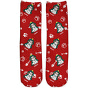 Christmas Funny Cat With Emotion - Gift For Cat Lovers - Personalized Socks