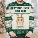 Cadeau de Noël pour maman, papa, famille - Pull moche unisexe personnalisé