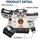 Cadeau de Noël pour maman, papa, famille - Pull moche unisexe personnalisé