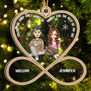 Christmas Couple You're The Only One - Gift For Couples - Personalized 2-Layered Mix Ornament
