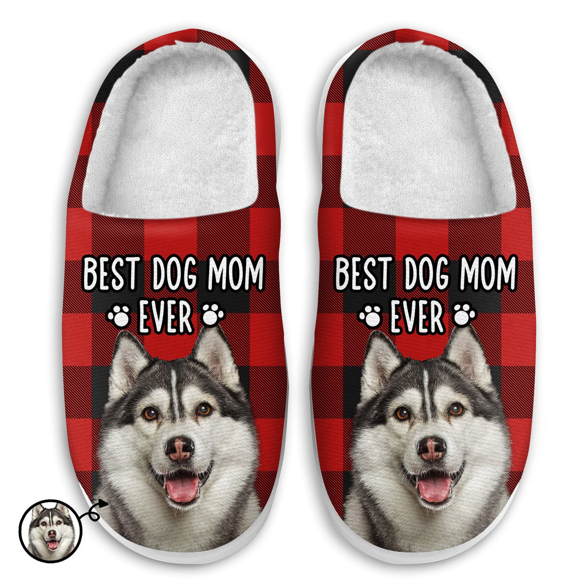Best Dog Mom Ever - Personalized Custom Blanket Hoodie main image 1