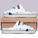 Custom Photo Personal Stalker I Will Follow You - Gift For Pet Lovers - Personalized Fluffy Slippers