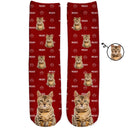 Custom Photo Pet Name - Gift For Pet Lovers - Personalized Socks