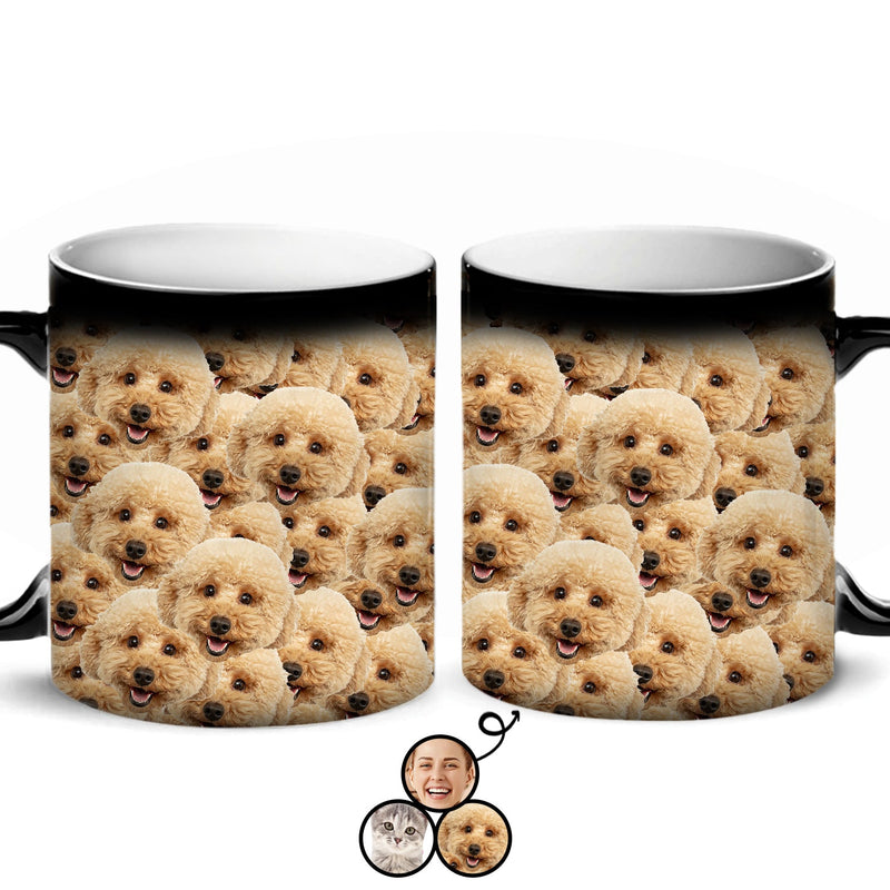 Custom Photo Mug Pattern - Gift For Yourself - Personalized Color Changing Mug