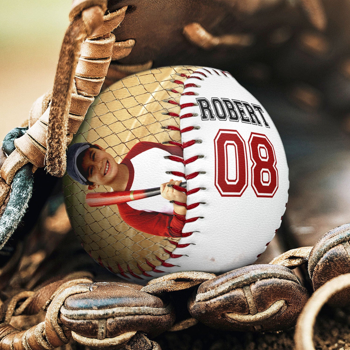 Custom Photo Baseball Player - Gift For Baseball, Softball Players - P ...