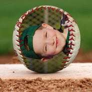 Photo personnalisée derrière chaque joueur de baseball - Cadeau pour joueurs de baseball - Baseball et softball personnalisés