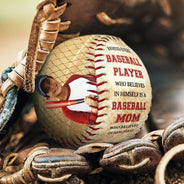 Photo personnalisée derrière chaque joueur de baseball - Cadeau pour joueurs de baseball - Baseball et softball personnalisés