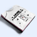 Loved And Protected By Dog - Gift For Pet Lovers - Personalized Baby Onesie