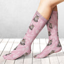 Custom Photo Face Cut Family Children Pet - Gift For Father, Mother, Family - Personalized Socks