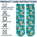 Custom Photo Face Cut Family Children Pet - Gift For Father, Mother, Family - Personalized Socks