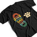 This Awesome Dad Belongs To Footprint - Gift For Father - Personalized T Shirt