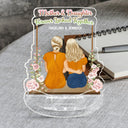 Forever Linked Together - Gift For Mother Daughter - Personalized Acrylic Shaking Stand