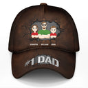 Flat Art #1 Dad - Gift For Dad - Personalized Classic Cap