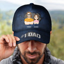Flat Art #1 Dad - Gift For Dad - Personalized Classic Cap