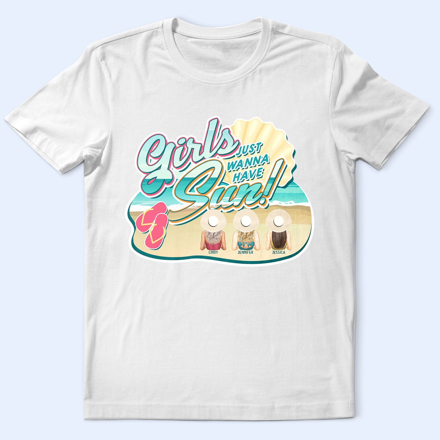 Wanna Have Some Sun - Gift For Bestie - Personalized T Shirt