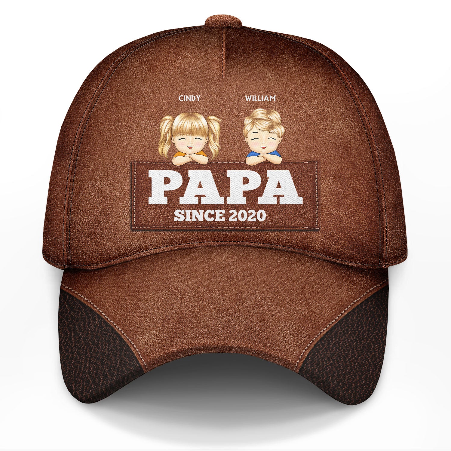 Papa Since - Gift For Father, Dad, Grandpa - Personalized Classic Cap