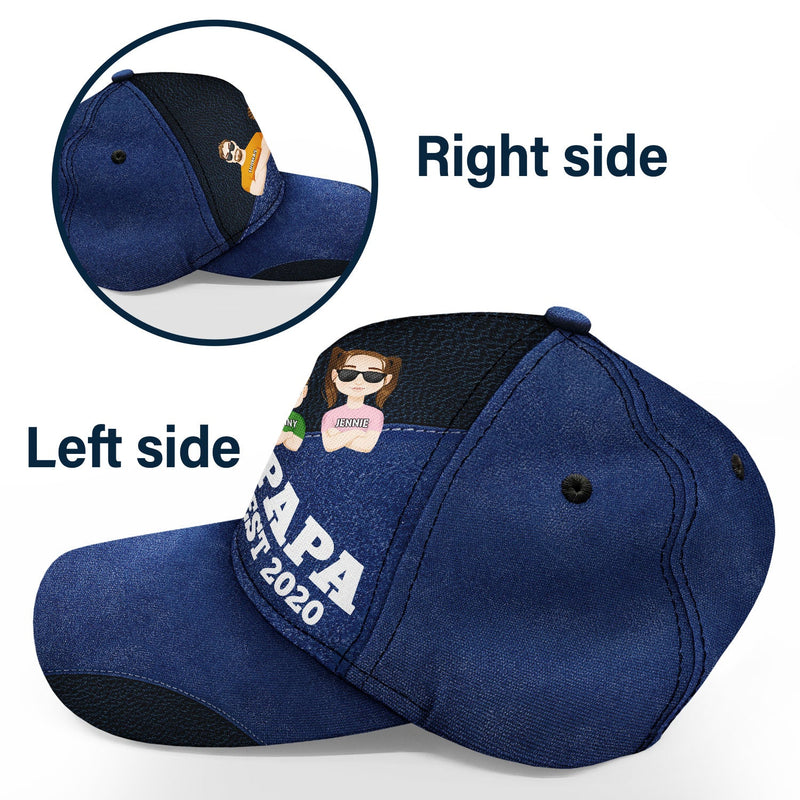 Flat Art Dad EST - Personalized Classic Cap