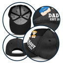 Flat Art Dad EST - Personalized Classic Cap