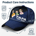 Flat Art Dad EST - Personalized Classic Cap