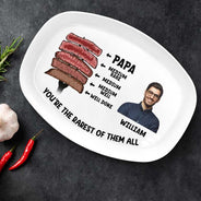 Custom Photo Dad You Are The Rarest - Personalized Plate