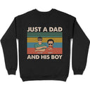 Just A Dad And His Girl - Personalized T Shirt