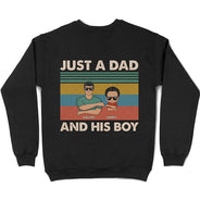 Just A Dad And His Girl - Personalized T Shirt