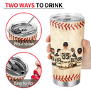 Nous avons frappé un coup de circuit en vous marquant comme notre père - Gobelet personnalisé