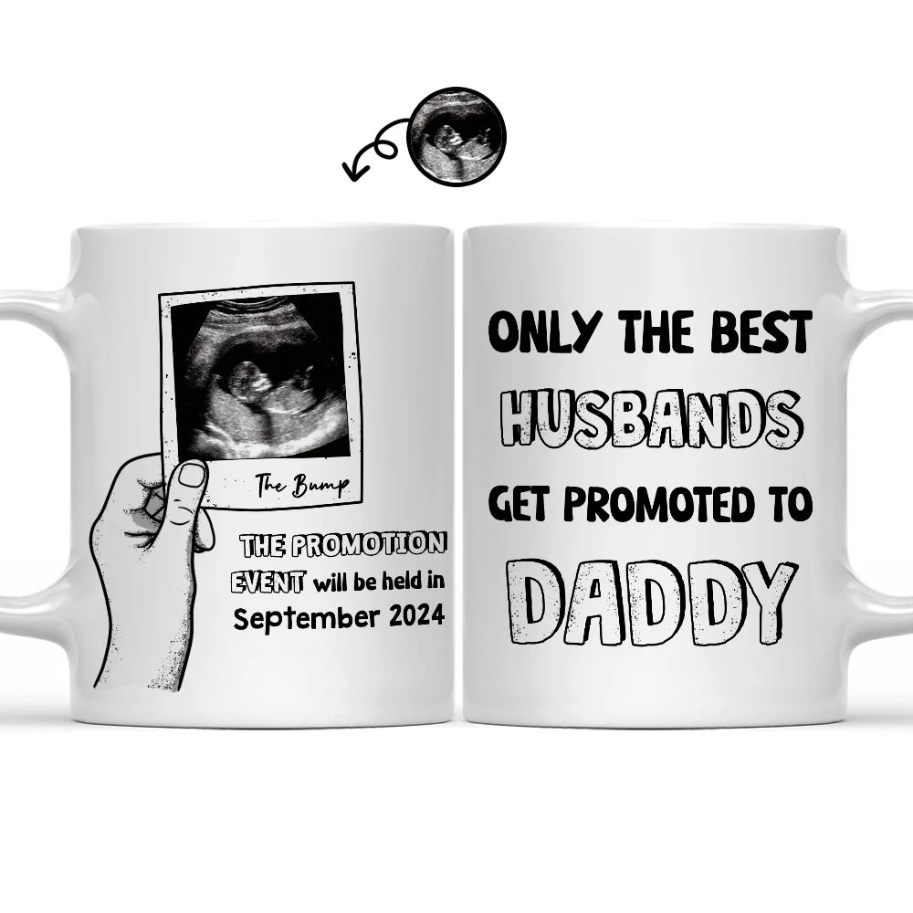 Custom Photo Only The Best Husbands - Personalized Mug