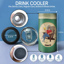Retired Work For My Grandkids - Personalized 4 In 1 Can Cooler Tumbler