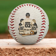My Favorite Baseball Player Calls Me Dad - Personalized Baseball, Softball
